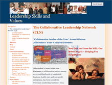 Tablet Screenshot of leadershipskillsandvalues.com